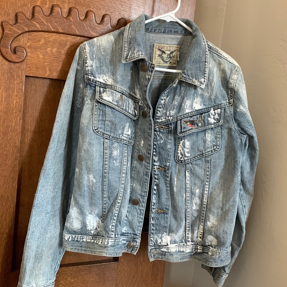 🥳 *CLEARANCE * American Eagle Denim Jean Jacket - Picture 2 of 10